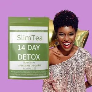 14 giorni detox dimagrante tè bruciare grasso perdita di peso disintossicazione sottile bustina di tè verde biologico perdere per la pancia piatta