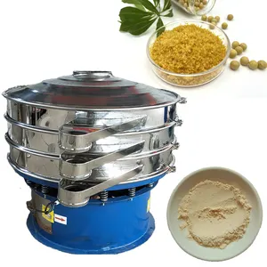 flour ultrasonic sieve vibrator stainless steel separator chemical raw materials sieve round vibrating screen machine