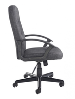 Chaise de bureau en tissu pour réunions et conférences, réglable en hauteur, pivotante, ergonomique, chaise de direction