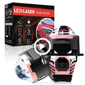 Xenplus LP53 Lente de Proyector de 3 Pulgadas y 150W, Faros Delanteros Bi-LED y Láser, Bombilla HID Retrofit, Luz Alta y Baja para <span class=keywords><strong>Audi</strong></span> y Autos Universales - Product Image 1