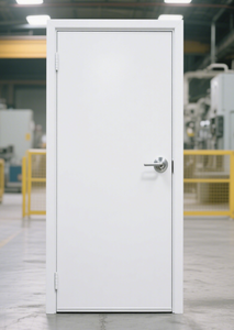 מפעל פלדה זול פלדה דלת חסינת אש חד עלה בטוח מלון דלת מקורה - Product Image 4