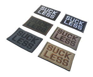 <span class=keywords><strong>Sac</strong></span> à Dos Tactique Bouteille DIY Lettre Patch SUCER MOINS Broderie Drôle Couleur Choix Tissu Étiquette <span class=keywords><strong>pour</strong></span> Voyage En Plein Air Veste <span class=keywords><strong>Sac</strong></span> - Product Image 5