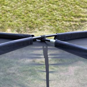 Premium al aire libre doble tamaño plegable estanque red cúpula poliéster tienda cremallera malla de nailon cubierta de jardín puerta tienda repeler Mosquitos - Product Image 4