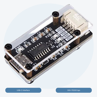 Module convertisseur série USB-C vers TTL CH340C 33V 5V UART avec adaptateur de débogage et de réinitialisation pour Arduino ESP32