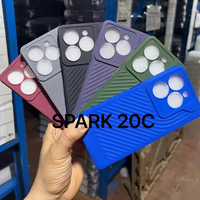 Coque de téléphone portable tout compris pour TECNO SPARK 7 G4, modèle africain, en gros, pas cher, anti-chute, rayée, TPU souple, pour iPhone 15