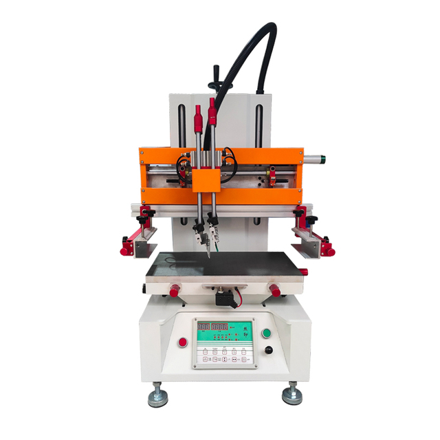 Semi-Automatic Desktop Vacuum Table Screen Printing Machine 25x33cm Print Area Single Color Flat Product Screen Printer