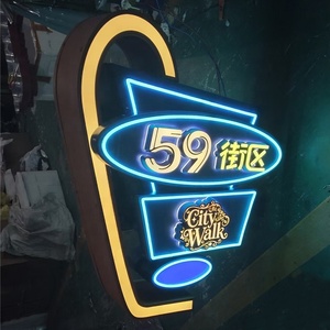 Tùy Chỉnh LED Dấu Hiệu Điện Tử Kim Loại Acrylic Hội Đồng Quản Trị Thép Không Gỉ Đường Biển Ngoài Trời Thư Dấu Hiệu Chiếu Sáng LED Nguồn Ánh Sáng - Product Image 2