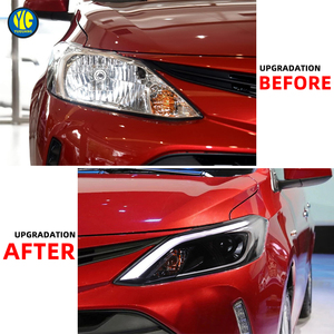 ไฟหน้ารถยนต์ YU GUANG สำหรับ Toyota <span class=keywords><strong>Vios</strong></span> ปี 2017 <span class=keywords><strong>2019</strong></span> อะไหล่รถยนต์ อัพเกรดไฟหน้า LED ชุดไฟหน้า อุปกรณ์ตกแต่งรถยนต์ ไฟหน้า - Product Image 3