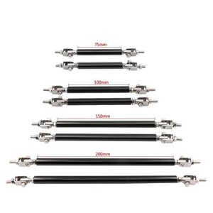 <b>Tie</b> <b>Rods</b> 75MM 100MM 150MM 200MM Stainless Steel Adjustable For Car Body Kit Retrofit Upgrade Red Blue Black Silver - Product Image 4