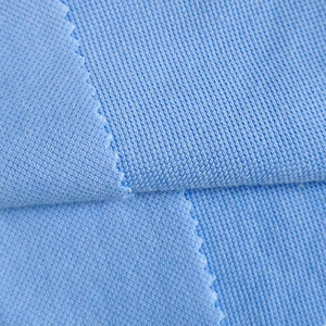 Tela de Malla Piqué de Algodón 100% Transpirable y Elástica de 250 g/m² para Camisetas Polo de Hombre y <span class=keywords><strong>Mujer</strong></span>, Venta al Por Mayor Personalizada de Fábrica - Product Image 3