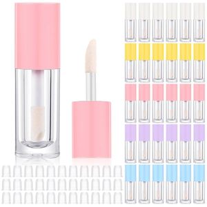 Customizable 2.5ml <b>Mini</b> Lip Gloss Wand Tube Screw Cap Key Chain Unique Big Applicator Plastic Material Mascara Eye Cream Blush - Product Image 1