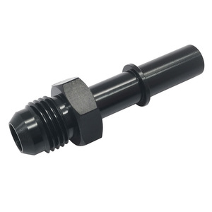 An6 Threaded To 3/8 Aluminum <b>Adapter</b> For Fuel Filter Pressure Regulator Injection Line Kit - Product Image 1