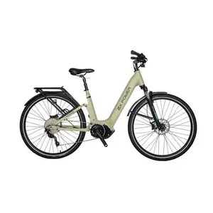 Vélo pour femmes avec cadre en aluminium certifié CE ISO, moteur sans balais, capteur de couple, batterie au lithium 351-500W, cadre en aluminium de 28 pouces - Product Image 3