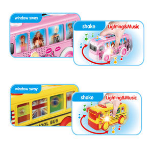 Coche <span class=keywords><strong>de</strong></span> juguete educativo, autobús escolar, juguete con luces y sonido, ventana, balanceo, autobús escolar, coche <span class=keywords><strong>de</strong></span> juguete para niños - Product Image 6