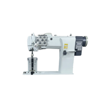 Nouvelle machine à coudre industrielle à double aiguille, informatisée, à point noué, robuste, pour chaussures et sacs