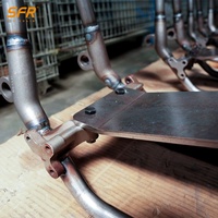 Cadre de moto rigide testé en conditions extrêmes SFR pour Harley Knucklehead 1936-1947, kit de cadre rigide usiné CNC en acier au carbone
