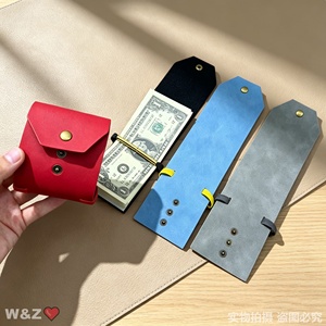 Cartera Plegable de Piel Sintética con Cierre de Botón para Depósito y Retiro Rápido de Efectivo, Producto Nuevo Transfronterizo - Product Image 2