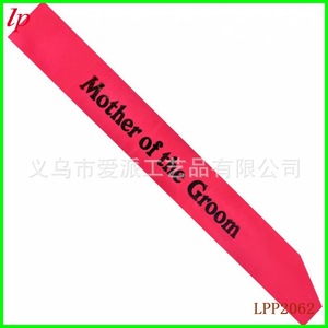 Banda de tela rosa para la madre de la novia, accesorio para fiesta de boda LPP2059 - Product Image 2
