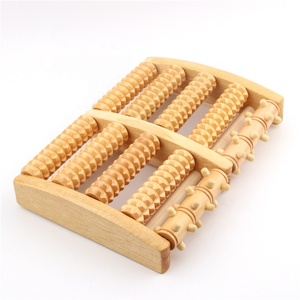 Venta al por mayor 2023 Venta caliente de alta calidad logotipo personalizado de madera Japón pie masajeador - Product Image 1