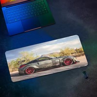 Tapis de souris de jeu carré épais antidérapant en caoutchouc naturel avec surface lisse pour un suivi rapide et précis en stock