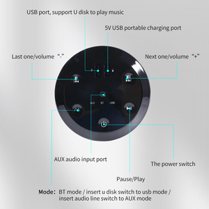 Reproductor de Música con Carga USB Sistema de Altavoces de Cine en Casa para Sofá/Mesa de Centro/Cama - Product Image 4