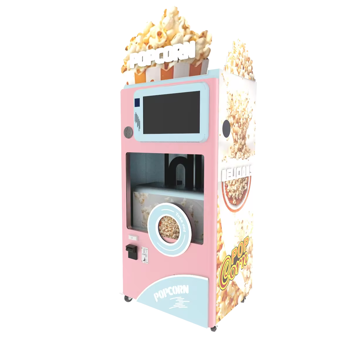 popcorn ファイル Popcorn Box - laser cut file, SVG DXF pattern