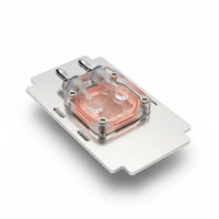 Bloc de refroidissement à eau Teslas V100 SXM2 en cuivre pur, dissipateur thermique à double fente pour modules GPU NVIDIA V100 16 Go 32 Go