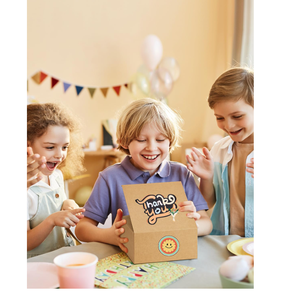 棕色牛皮纸马卡龙礼品盒哑光层压压花再生材料婚礼生日派对纸杯蛋糕包装 - Product Image 6