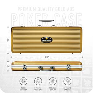 Juego de Fichas de Póker de Arcilla Casinokart de 40 mm y 14 g, 300/500 Piezas de Alta Calidad sin Tapete de Póker para Juego Profesional - Product Image 2