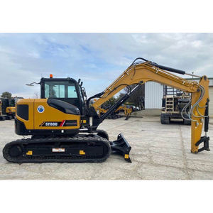 Meilleure vente 8800kg pelle sur chenilles SY80U avec godet de 0,28 m ³ pour le creusement de tranchées et les travaux utilitaires - Product Image 5