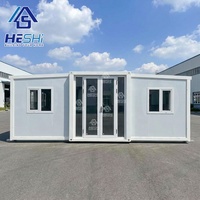Maison préfabriquée extensible en conteneur de 20 pieds ou 40 pieds, préfabriquée, personnalisée, vente de maisons préfabriquées, 2, 4, 5 chambres, maison modulaire
