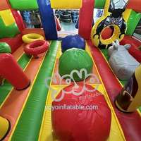 Combinaison commerciale de toboggan de videur humide et sec gonflable sautant la lune sautant château rebondissant maison enfants adultes