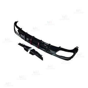 Diffusore labbro paraurti posteriore in stile PP stile VTEN per <span class=keywords><strong>BMW</strong></span> G05 <span class=keywords><strong>X5</strong></span> 2019-2025 diffusore posteriore <span class=keywords><strong>nero</strong></span> lucido <span class=keywords><strong>X5</strong></span> Kit carrozzeria auto - Product Image 4