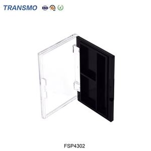 Estuche Vacío para Polvos de Maquillaje, Contenedor Cuadrado para Rubor, Contenedor de Polvos con Logotipo Personalizado, Paleta de Sombras de Ojos Negra - Product Image 3