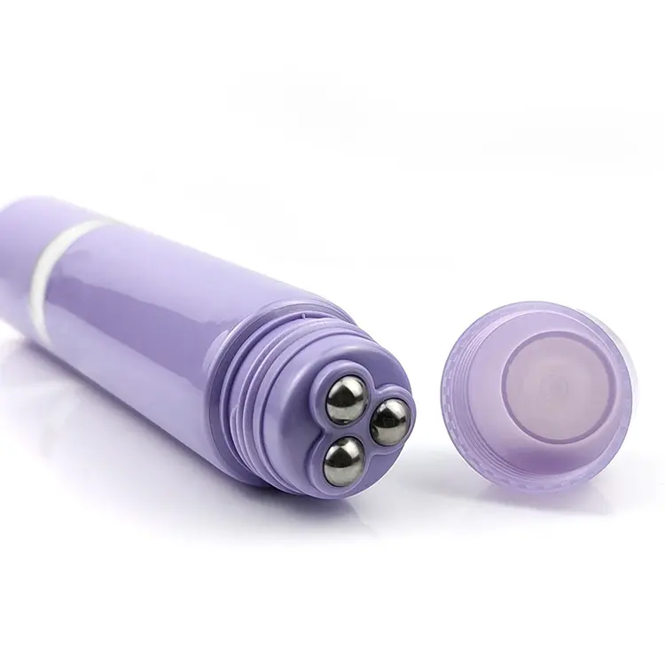 Tubo de compresión de 3 rodillos para adelgazamiento, contenedores de plástico para cremas de ojos, 150g y 200g
