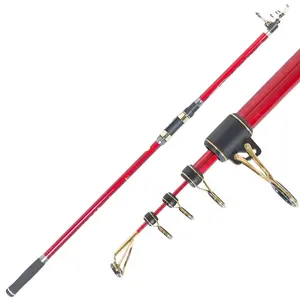 Okuma 4.5m ארוך ירה EVA ידית פחמן טלסקופית חכת דיג