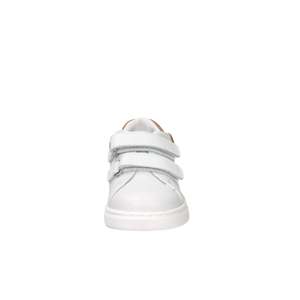 Baskets pour enfants Balducci en cuir blanc avec fermeture Velcro 24, chaussures épaisses - Product Image 3