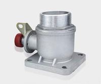 Katup Bola Pelindung Kebakaran dari Paduan Aluminium Baru DN50 DN65 Lurus Full Bore Ujung Berulir Sistem Sprinkler Pemadam Kebakaran Model J01
