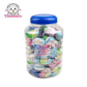 Cat and Rabbit <strong>Cartoon</strong> Design <strong>Egg</strong> Shape Chocolate Candy Chocolate Biscuit Surprise <strong>Egg</strong> with Toy Packing in Big Jar - Product Image 5