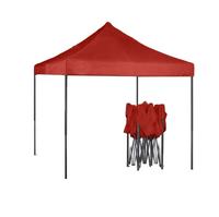 Tente de réception portable en acier de 3x3 m (10x10 pieds) pour événements, salons professionnels, pliable, gazebo extérieur, tente d'exposition publicitaire