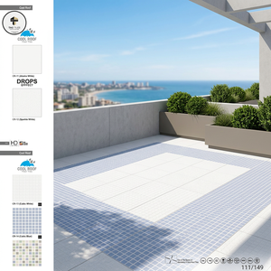 Carreaux de sol et de toiture vitrifiés antidérapants de 9 mm pour salle de bain, couloir, école, entrepôt, gymnase, usage commercial - Product Image 5