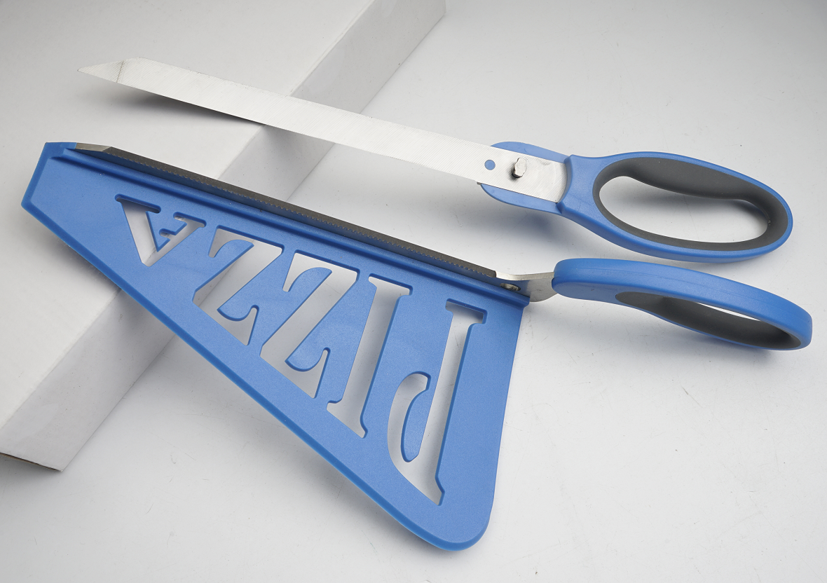High quality new design easy to use stainless steel pizza scissors kitchen scissors