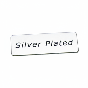 Assiette décorative plaquée argent de la marque Plate Brand - Product Image 2