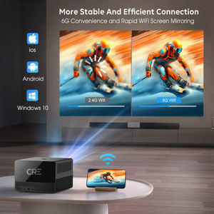 Proyector Portátil Pequeño CR67 Pro, 1080P, 12000 Lúmenes, Altavoces Estéreo HIFI Integrados, para Negocios, Educación y Cine - Product Image 6