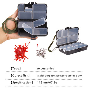 Boîte de rangement multi-usages en plastique Luya à 9 compartiments, étanche, amovible, pour appâts, accessoires de pêche en plein air, vente en gros - Product Image 3