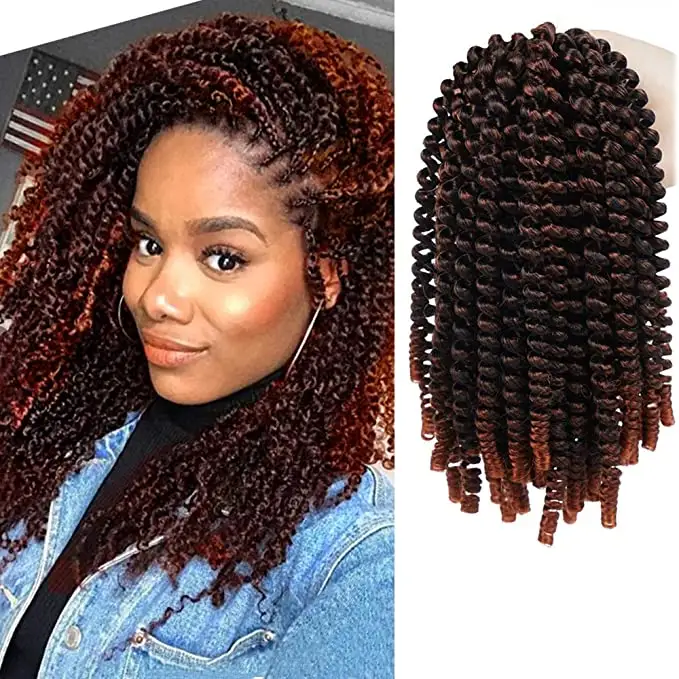 Hot Bán Nubian Mùa Xuân Twist Crochet Bện Xoắn Mùa Xuân Twist Tóc