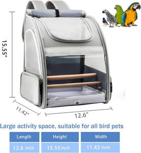 Sac à oiseaux respirant pas cher en stock, sac à dos de transport d'oiseaux portable mis à jour - Product Image 2