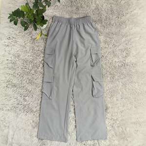 <strong>Women's</strong> Trendy High Waist Solid <strong>Cargo</strong> <strong>Pants</strong> Fall Clothing with Elastic Waist Closure Wide Leg Long <strong>Pants</strong> with Pockets - Product Image 4