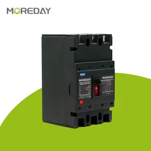 MOREDAY 3 Phase Double Pole Adjustable Mccb Electrical Price 125A 160A 200A 225A DC Moulded Case Circuit Breaker MCCB DC