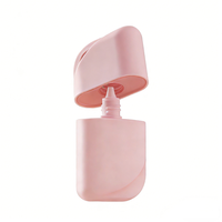 Mini distributeur de crème solaire compact de 50 ml, flacon carré en PP de qualité médicale avec buse de précision pour les essentiels de voyage des femmes